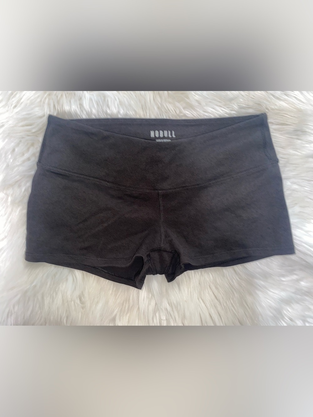 NOBULL Women's Black Fitness Shorts CROSSSFIT- Medium